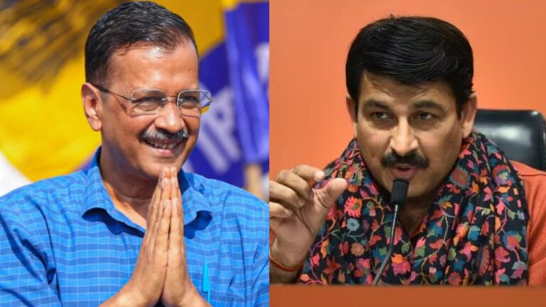 manoj-tiwari-arvind kejriwal